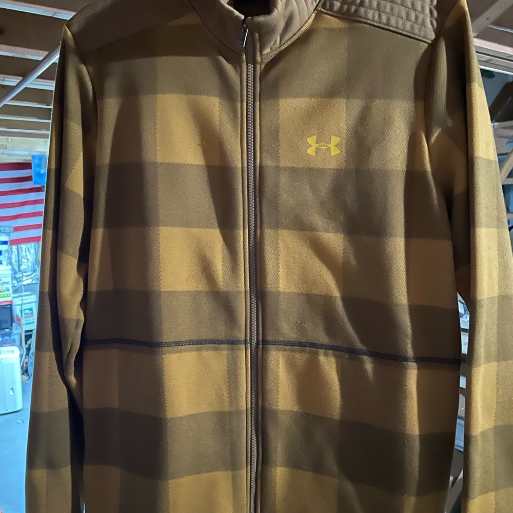 Under Armour Men's Gold and Brown Performance Jacket